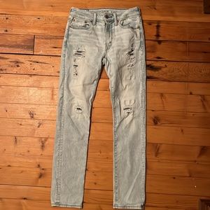 American Eagle Outfitters Slim Patched Jeans